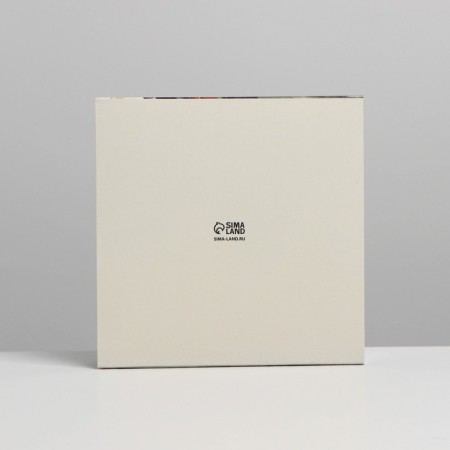 Box for sweets, confectionery packaging, 16 cells, Gift for you, 17.7 x 17.7 x 3.8 cm-2