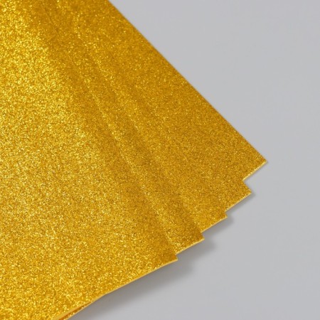 Foamiran "Golden Brill" 2 mm A4 format (set of 5 sheets)-2