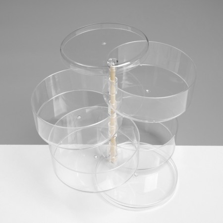 Transformer decoration stand 4 sections, 11.5 × 17.5cm, transparent color-3