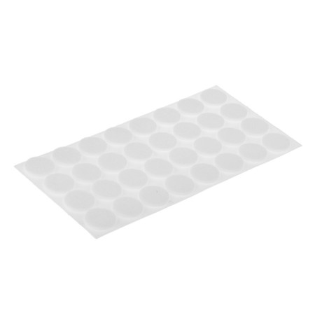 Furniture tundra, D = 19 mm, round, white, 32 pcs.