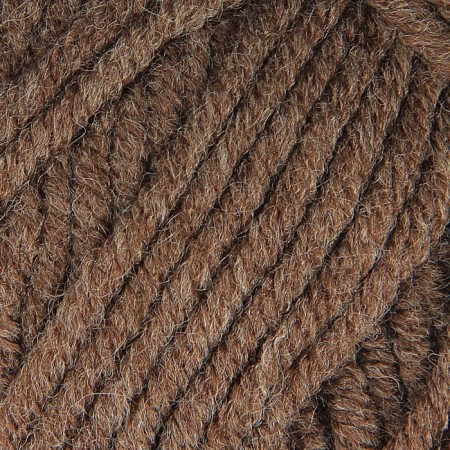 Yarn "Superlana Maxi" 75% acrylic, 25% wool 100m/100g (240 coffee with milk)