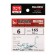 Hooks Kujira Universal 165, color BL, No. 6, 10 pcs.