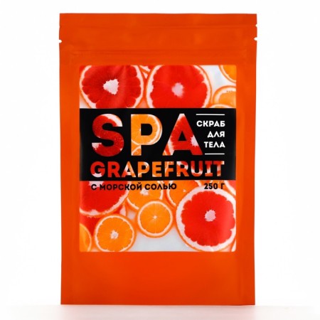 Salt scrub Salt Spa Grapetfruit, 250 g, Beauty Fox-1