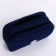 Косметичка 2х сек Style, 21*6*9,5, 2отд на молниях, синий