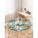 Green Portnik tablecloth, round, oxford, elastic band, size 120x120 cm, diameter 75-100 cm