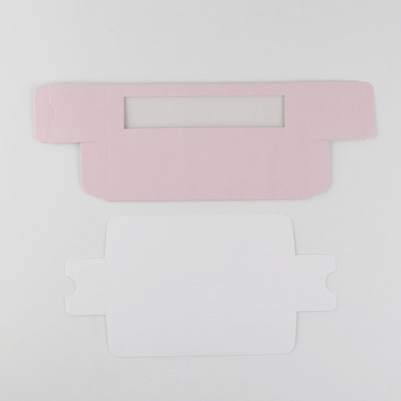 Box for Makarun, confectionery packaging, "pink", 5.5 x 18 x 5.5 cm-2