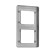 Frame Legrand Inspiria, 2 post, aluminum