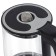 Pioneer KE803G kettles, glass, 1.7 l, 2200 watts, black