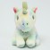 Soft toy "Unicorn" 23 cm, green color