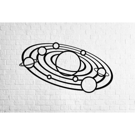 Wooden interior puzzle Ewa Design "Solar System"-4
