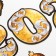 Set of New Year's posters "2024", black gold, 10 items
