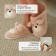 Women's slippers 40-41, beige color