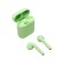 Wireless headphones Luazon i12, TWS, BT 5.0, 35/300 mAh, sensor, matte, green