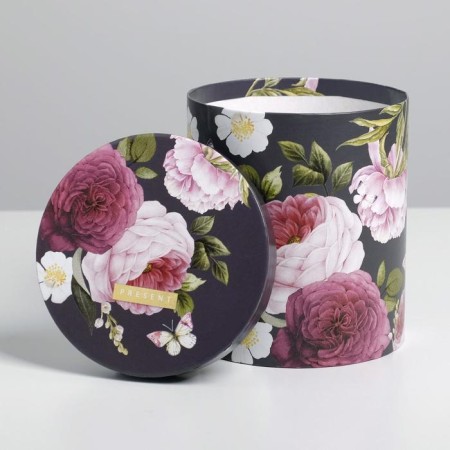 Set of boxes 5 in 1, gift packaging, Flowers, 13 x 14–19.5 x 22 cm-7