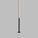 Floor-flower lamp Mantra Vertical, LED, 2400LM, 3000K, 2650 mm, black color
