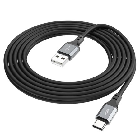 Hoco X92, Type -C cable - USB, 3 A, 3 m, silicone braid, black-6