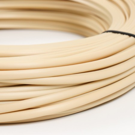Artificial Roatan smooth 7 mm 100 m half a pipe (straw)-2