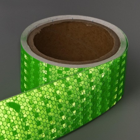 Reflective tape, self -adhesive, green, 5 cm x 5 m