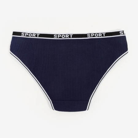 Women's panties, dark blue color, size 42-44-2