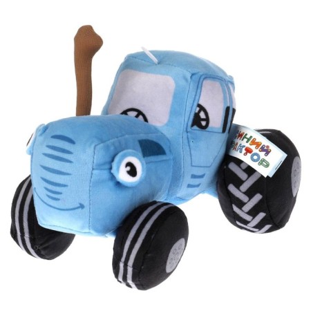 Soft toy "Blue Tractor", 18 cm