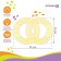 Silicone teether "eight", color mix, crush me