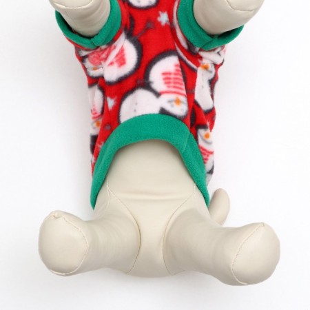 Snowman's sweatshirt, size S, red (DS 26, Osh 22, OG 34 cm)-3