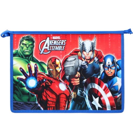 Plastic folder A4, on lightning, Avengers-3