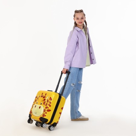 Baby suitcase 32 l (XS), Bear Toy, lightning department, yellow color-9