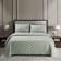 Iolanta bedspread, size 240x260 cm, khaki color
