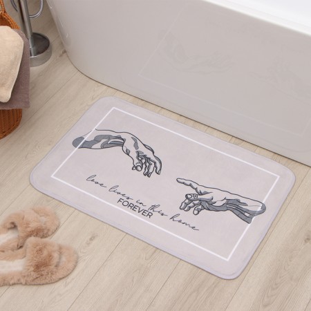 Bathroom mat Ethel "Forever", 80x50 cm, velor-6
