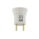 Ecola adapter, plug-patron, E27, 40 x 55 mm, white