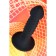 Anal phallimitator A-Toys Spikn, silicone, black color, 14 cm