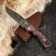 Safari knife, stainless steel 65x13