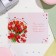 Postcard "The most beautiful and bright!" Red tulips, 12.5x19.5 cm