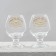 Gift set of glasses for cognac "Cool man", 265 ml.