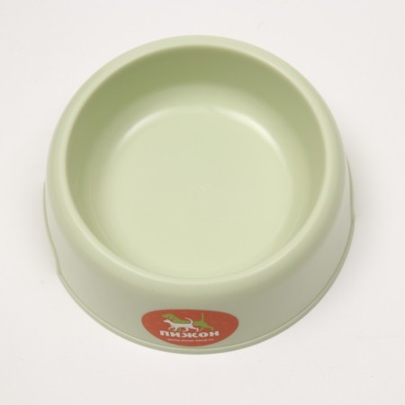 Plastic bowl for animals, 210 ml, 13.7 x 4.6 cm, green-1