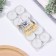 A set of tea candles, 10 pcs, 6g, white