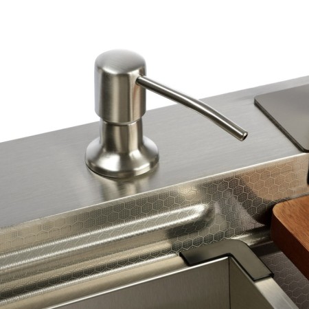 Zein M01, S = 3.0 and 0.7 mm, mixer, basket, cutting board, siphon, satin-20