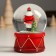 Souvenir Polystone Water Ball "Nutcracker at the Christmas tree" 7x8x9 cm
