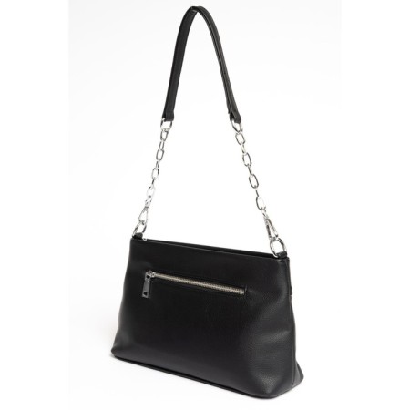 Cross-Body Bag, eco-leather, Ludor black, 30x8x18 cm-3