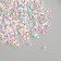 Glass beads 9/0 "Cylinders. Melange. Marshmallow" Pearl 450 g