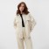 Women's blouse Minaku: Velvet Collection Milk color, river 48