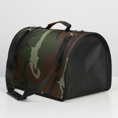 Bag - Animal Carriage "Camouflage", frame, 40 x 25 x 26 cm, mix of shades-2