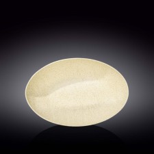 Ovalnaya salad Wilmax England Sand Stone, size 30x19.5x7 cm, sandy color