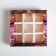 Box for sweets, confectionery packaging, 9 cells, “fluid” 14.5 x 14.5 x 3.5 cm