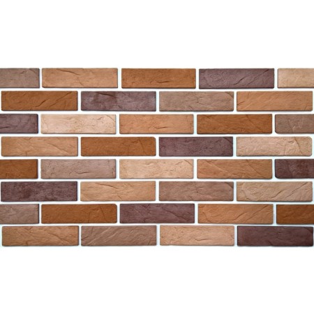 Gypsum tile "Stuttgart", brick mix No. 1, 1 sq m, 56 tiles