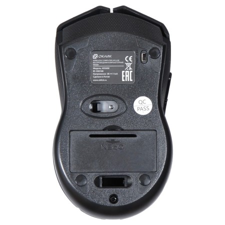 Mouse call 495MW black/optical golden (1600DPI) wireless USB for a laptop (6but 102944-8
