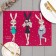 Napkin on the table "Happy XMAS", PVC, 40*29 cm
