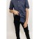 Surchachka upper for boys, height 158-164 cm, blue color