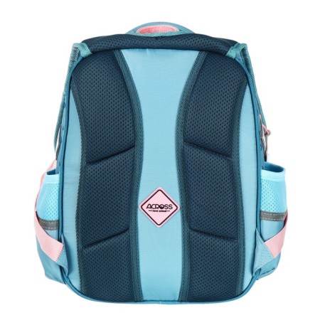 School backpack 40x33x15cm, ergonomic back, Across 410, Blue-5